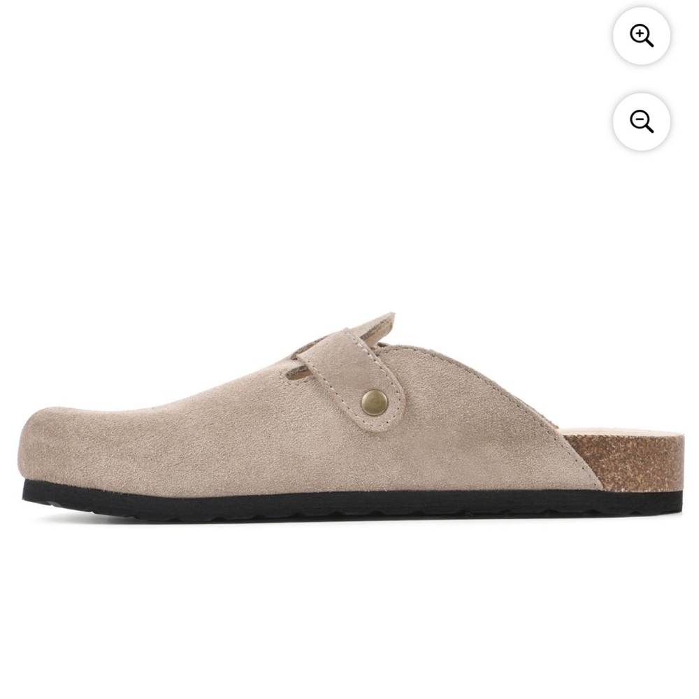 Suede Clog 7 - White Mountain Footbeds - New - Picture 3 of 8